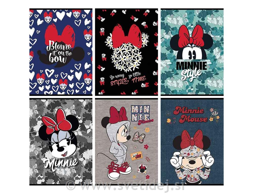 ZVEZEK A4 DISNEY MINNIE 42L M.KARO