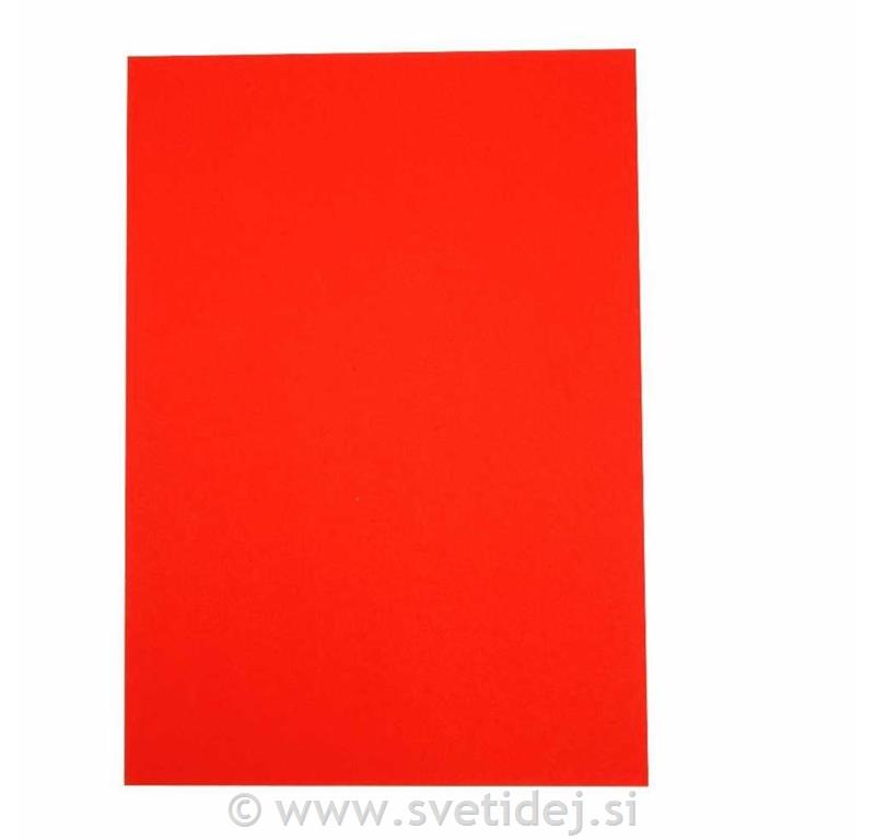 Karton rdeč, 220g, 46x64cm, 25 pol