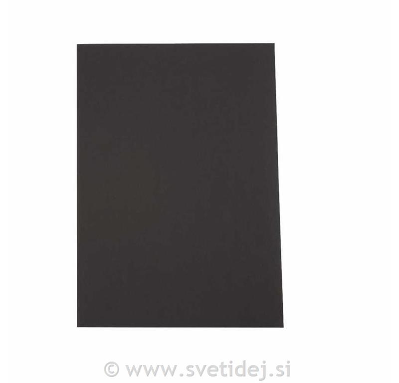 Karton črn, 220g, 46x64cm, 25 pol