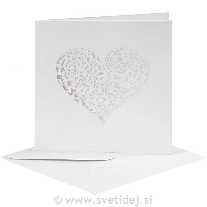 Kuverta&vizitka 14,5x14,5 cm, set 5