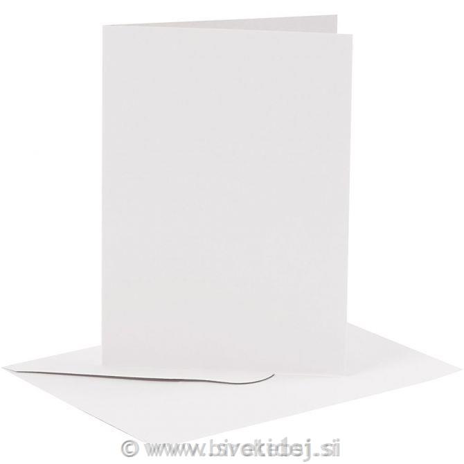 Kuverta&vizitka 11,5x16,5 cm, set 6