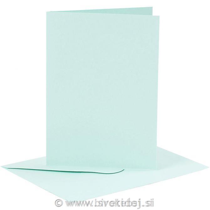 Kuverta&vizitka 11,5x16,5 cm, set 6