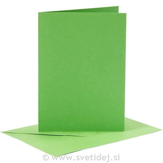 Kuverta&vizitka 11,5x16,5 cm, set 6