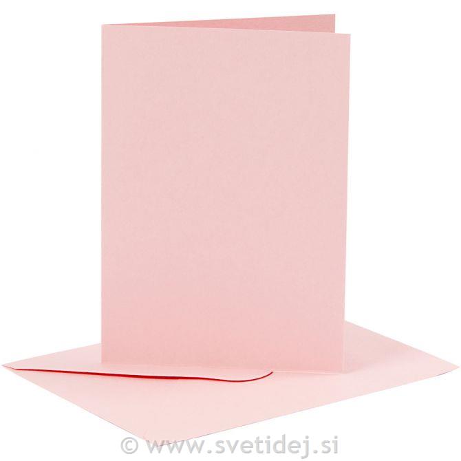 Kuverta&vizitka 11,5x16,5 cm, set 6