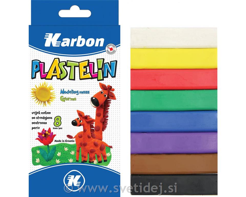 PLASTELIN KARBON 8/1