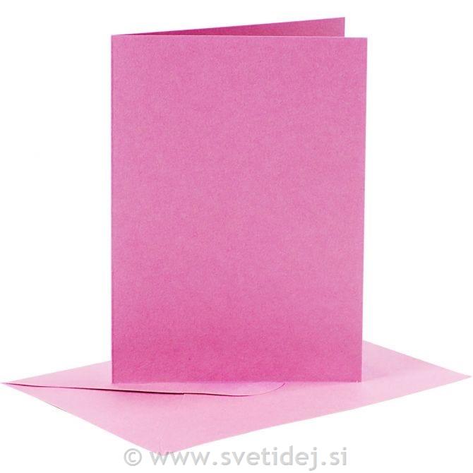Kuverta&vizitka 11,5x16,5 cm, set 6