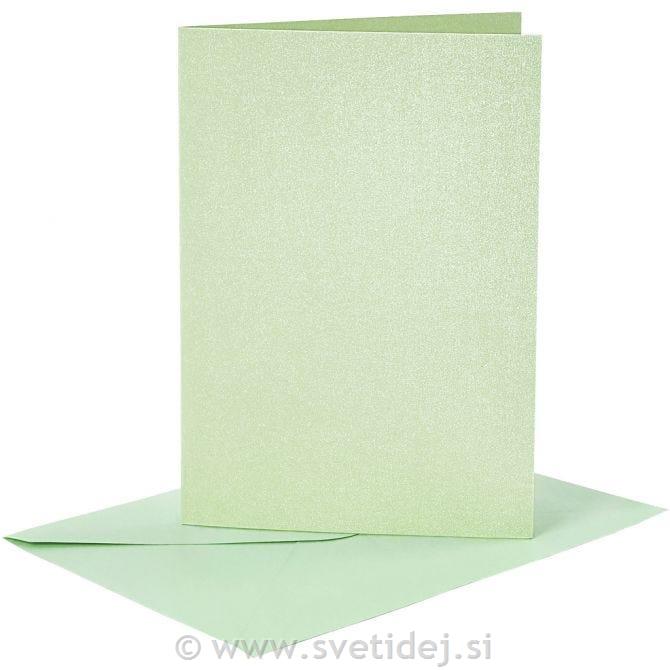 Kuverta&vizitka 11,5x16,5 cm, set 4