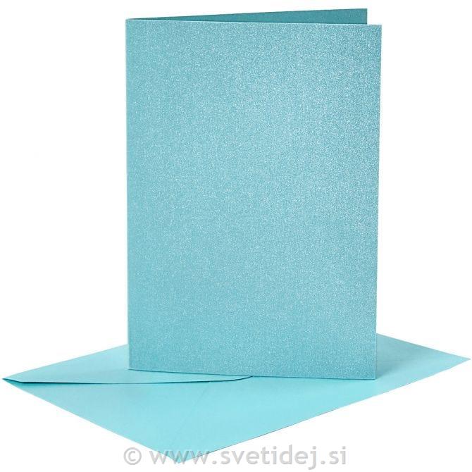 Kuverta&vizitka 11,5x16,5 cm, set 4
