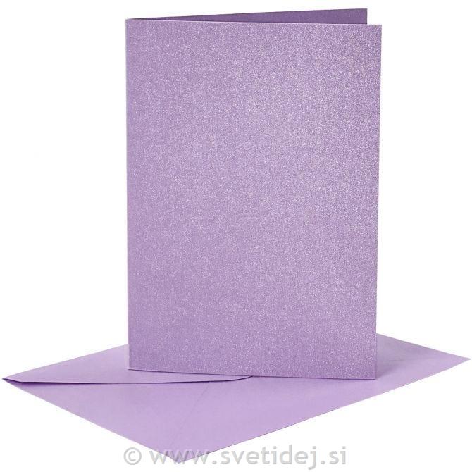 Kuverta&vizitka 11,5x16,5 cm, set 4
