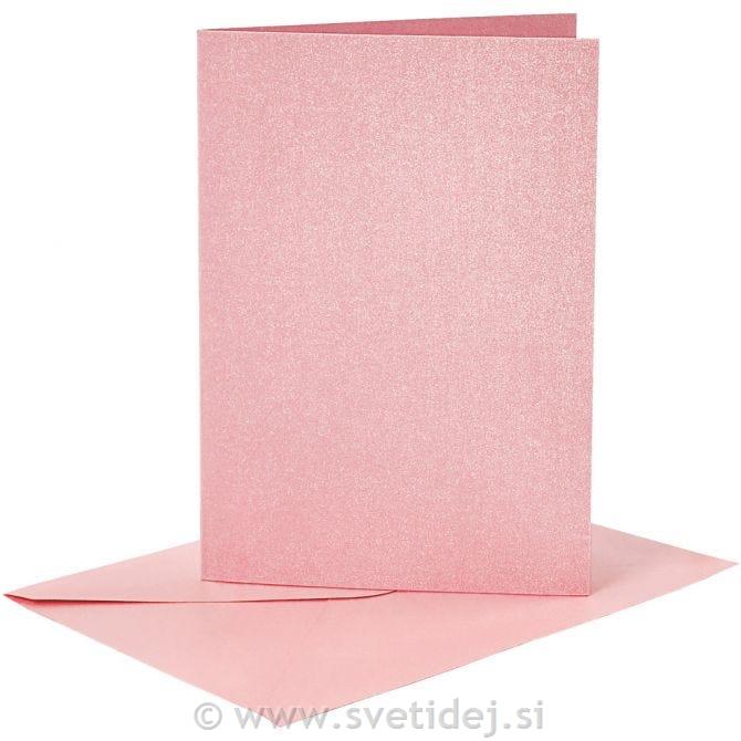 Kuverta&vizitka 11,5x16,5 cm, set 4