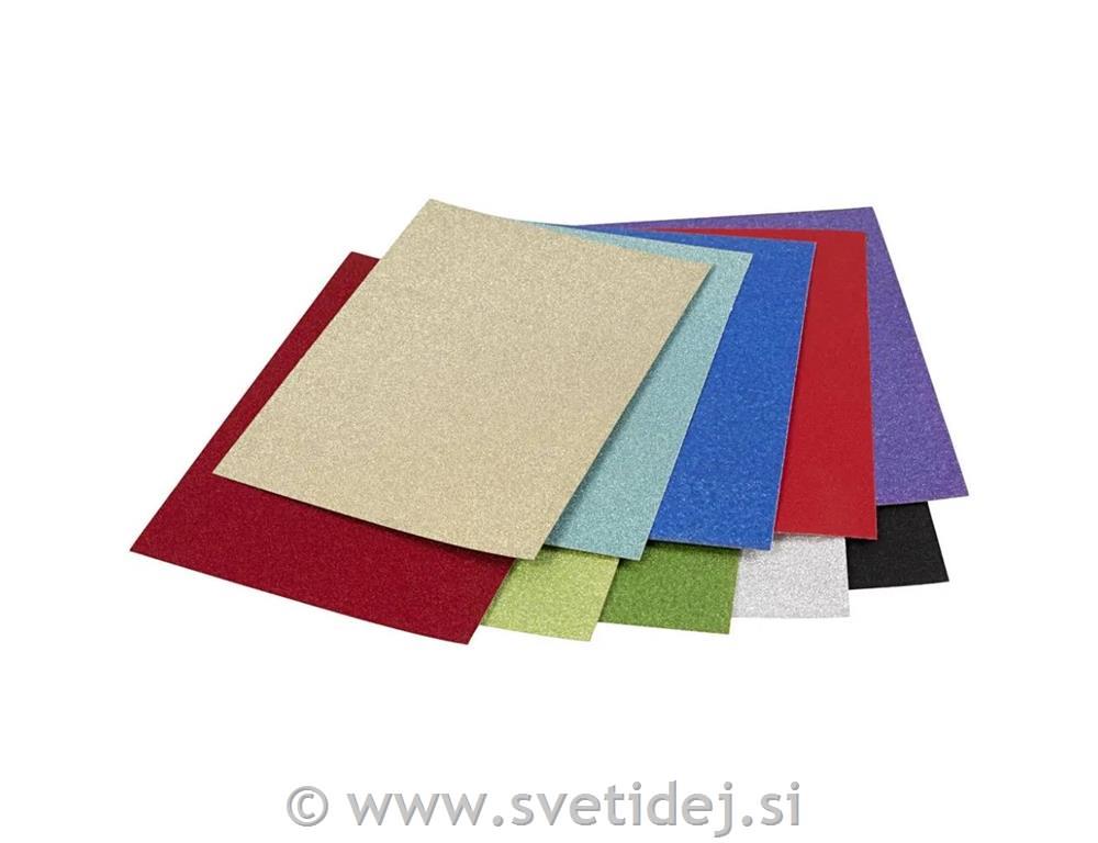 papir bleščeč A4, set 50 kom 250g