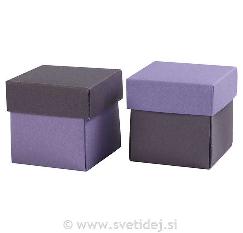 Zložljiva škatla 5,5x5,5 cm, set 10