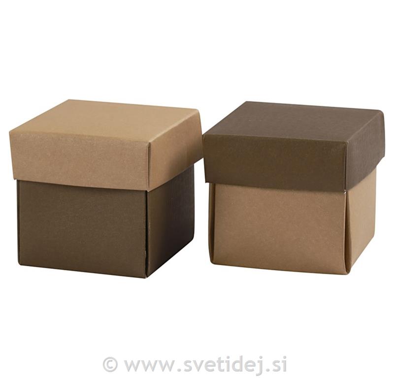 Zložljiva škatla 5,5x5,5 cm, set 10