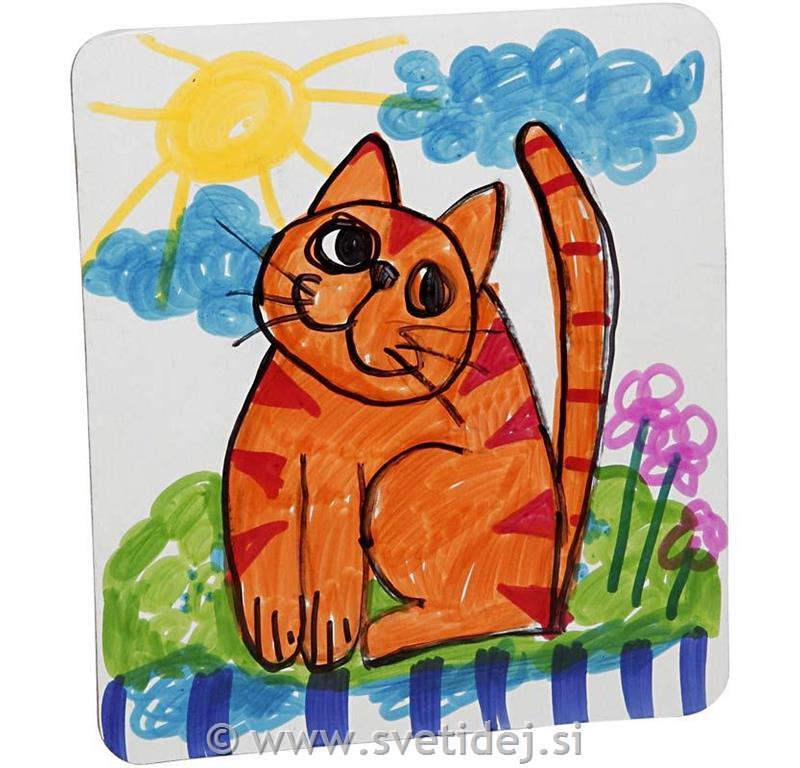 Dekorativna plošča 17x19 cm, set 5
