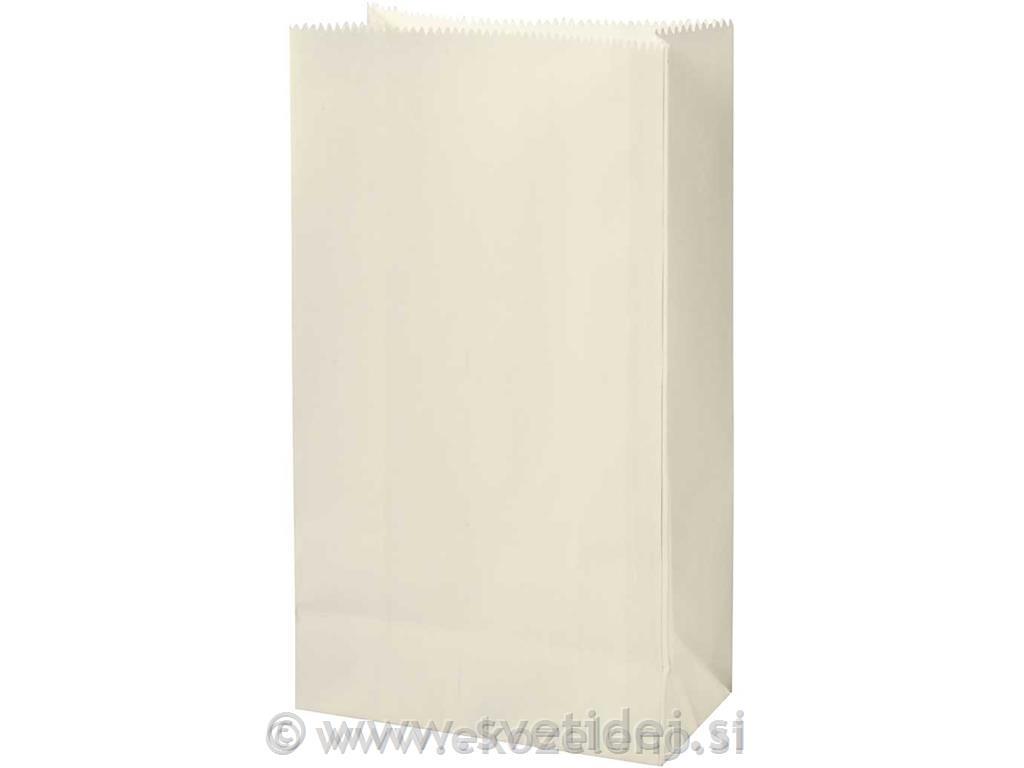 Vrečke iz papirja 6x21 cm, 80 g, set 10