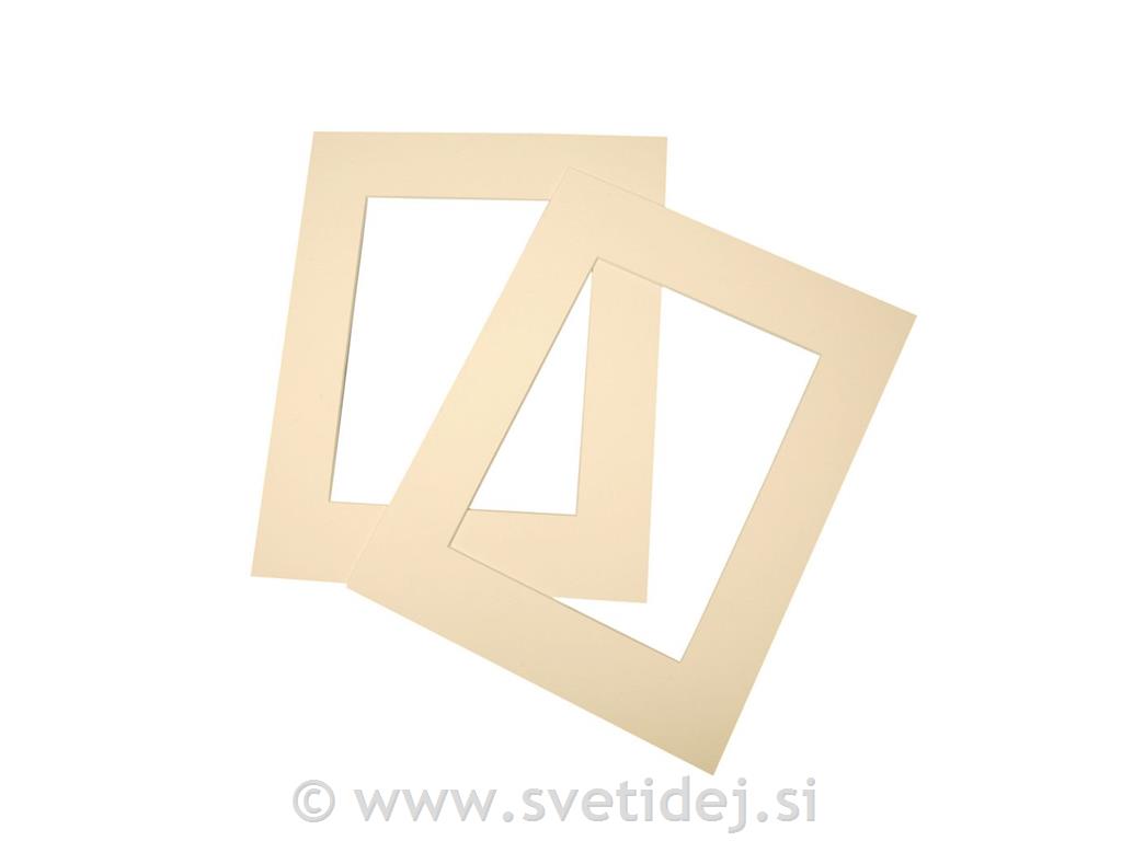 Paspartu okvir, 24x30 cm, set 5