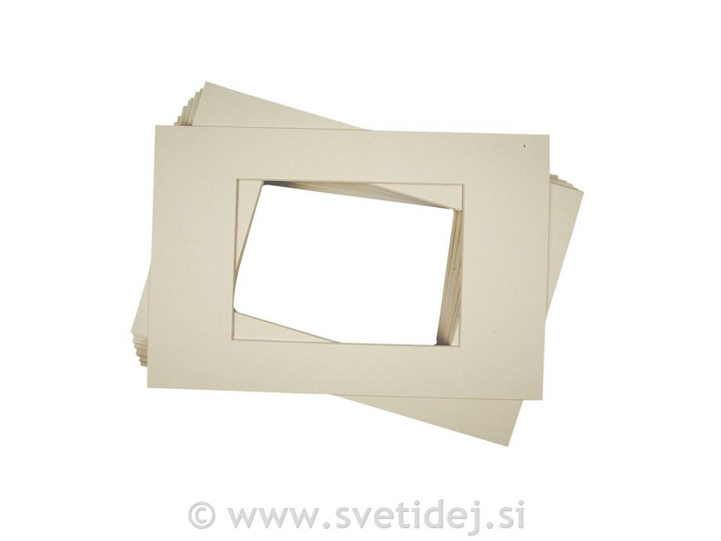 Paspartu okvir, 20x30 cm, set 5