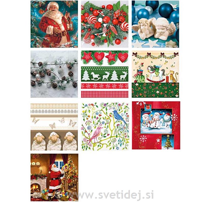 Papirnati prtički 33x33 cm, set 50