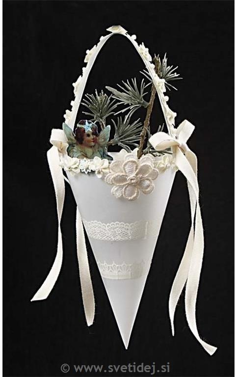 Stožci z ročajem, 13 cm, set 20