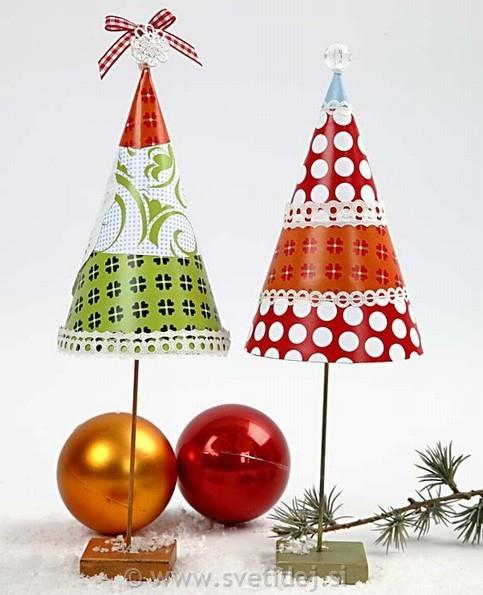 Stožci z ročajem, 13 cm, set 20
