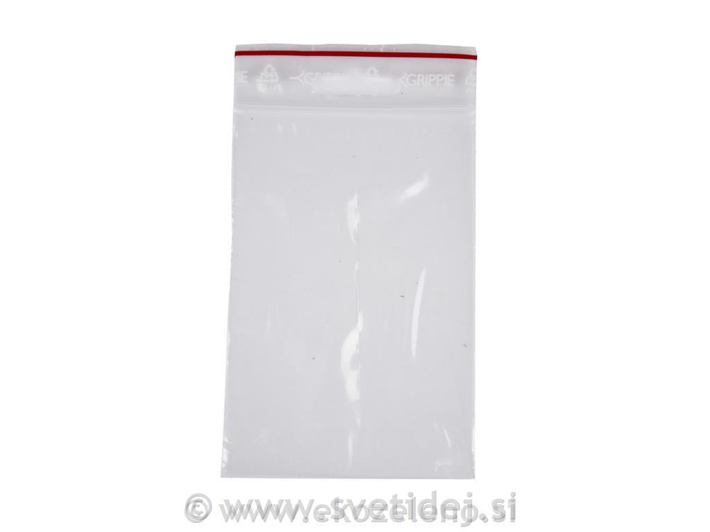Vrečka z zadrgo 8x12 c,. set 100
