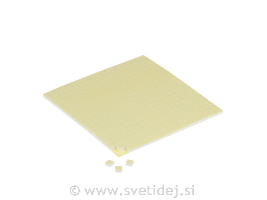 3D lepilne blazinice 5x5 mm, 3 mm, 10