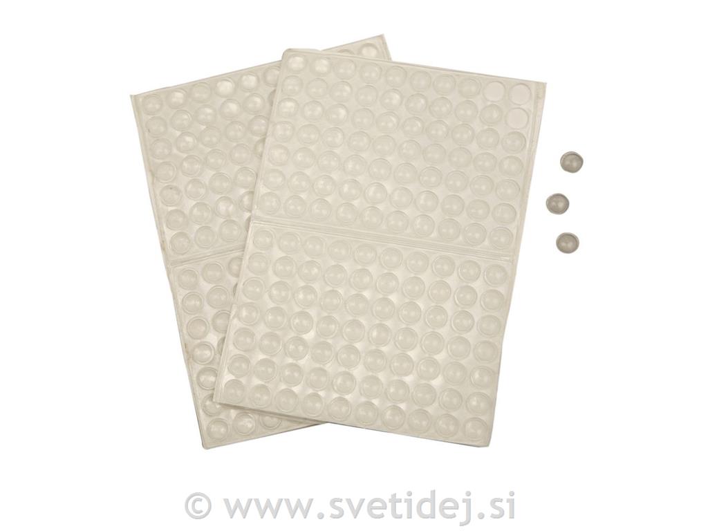 Silikonske bunkice, 8x1,5 mm, 300 kosov
