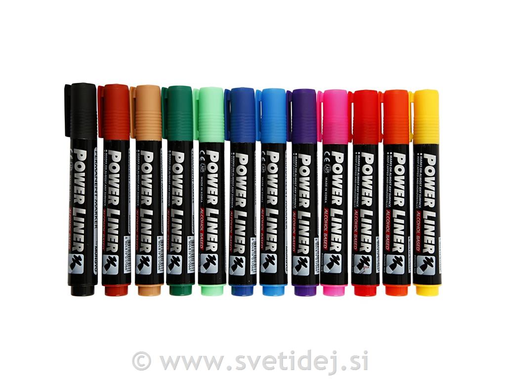 Power line markerji 1,5-3 mm, set 12