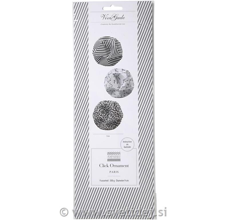 Papirnati trakovi 5,5x28,4 cm, set 9