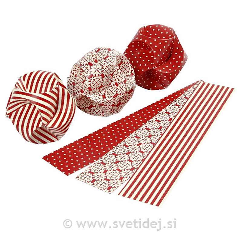 Set za papirnate okraske,3,5x8,8cm,set 9