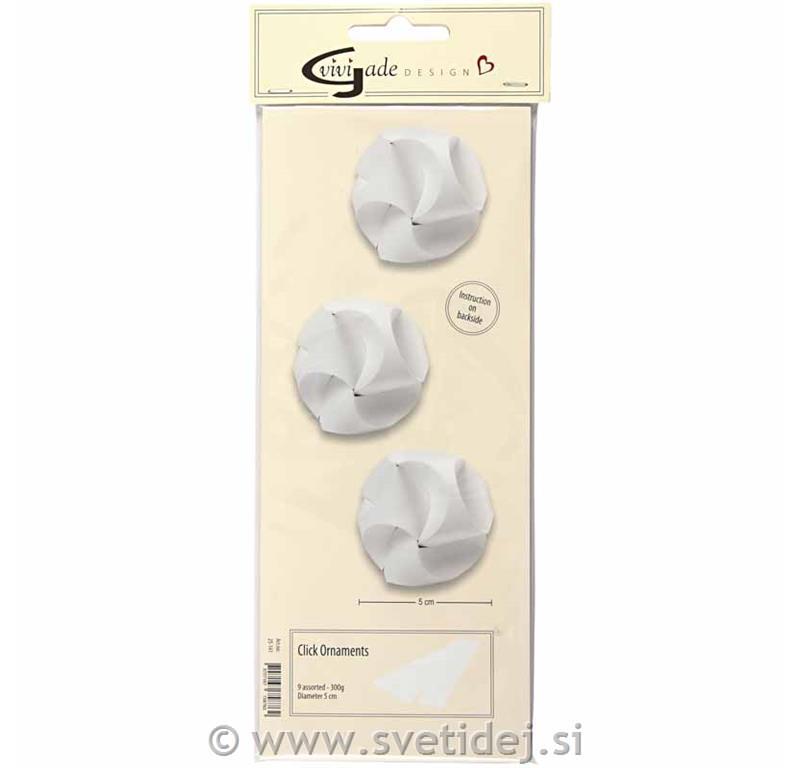 Set za papirnate okraske, 3,5x8,8cm, set