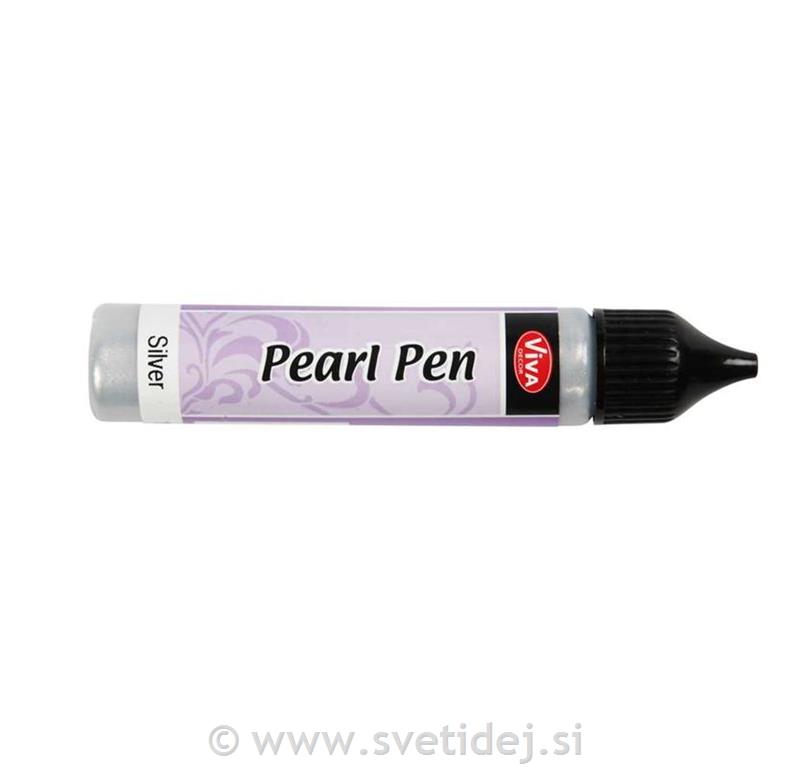 Perl Pen, srebrn, 25 ml