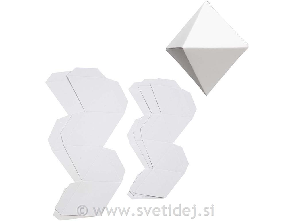Diamant iz kartona 6,5+8,5 cm, set 12