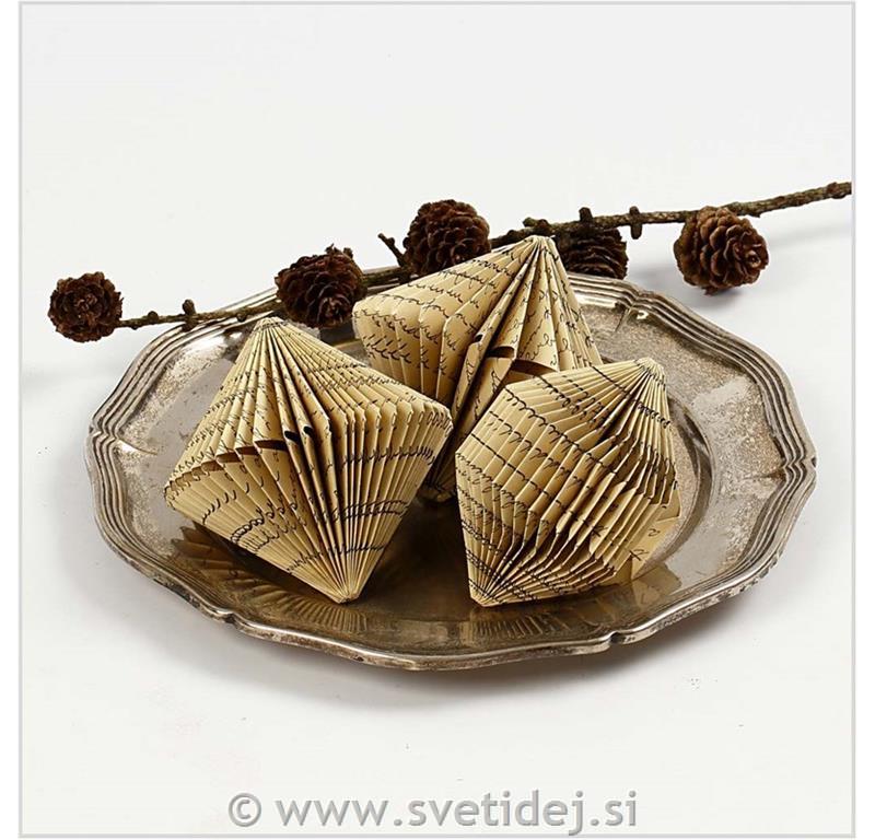 Zgiban papir 4,5x9 cm, set 6