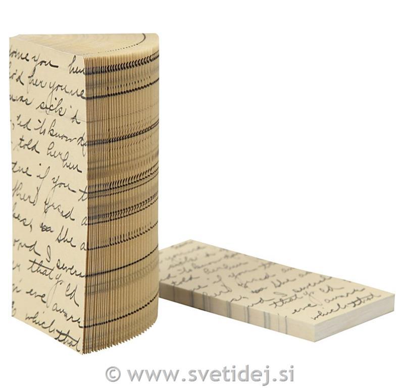 Zgiban papir 4,5x9 cm, set 6