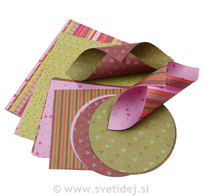 Origami papir, 80 g, set 900