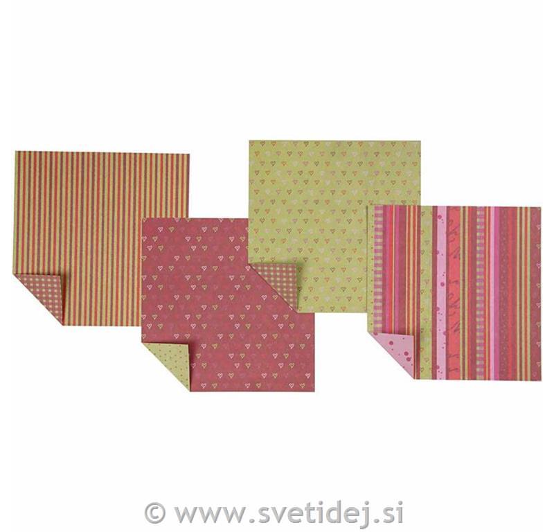 Origami papir, 80 g, set 900