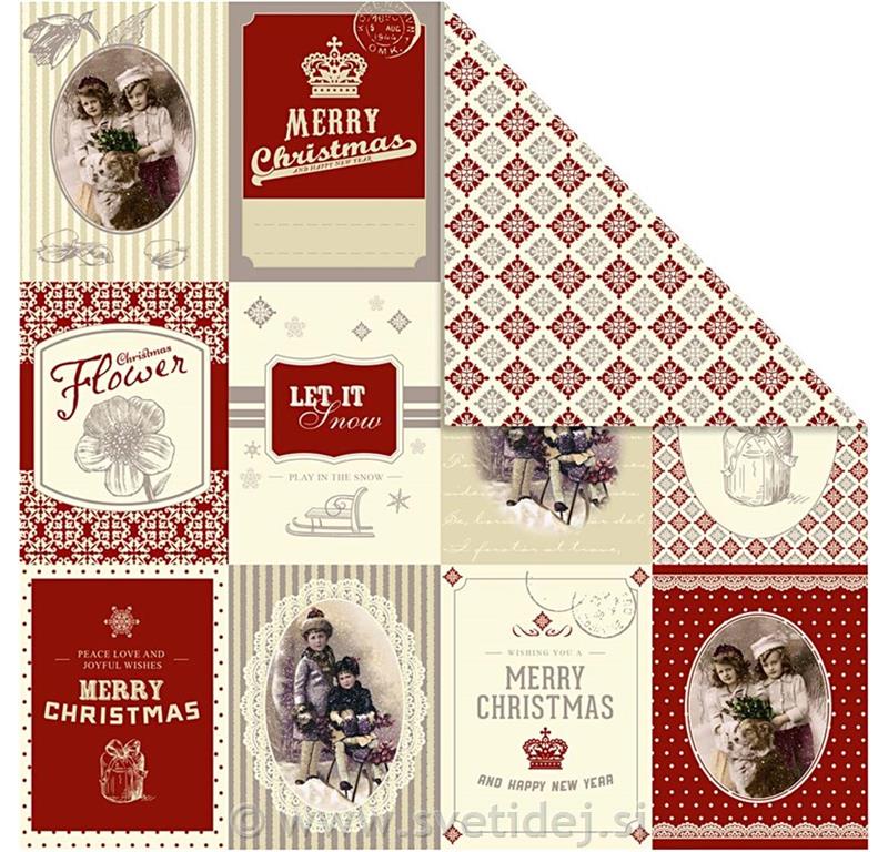 Design papir 30,5x30,5 cm, 5 pol