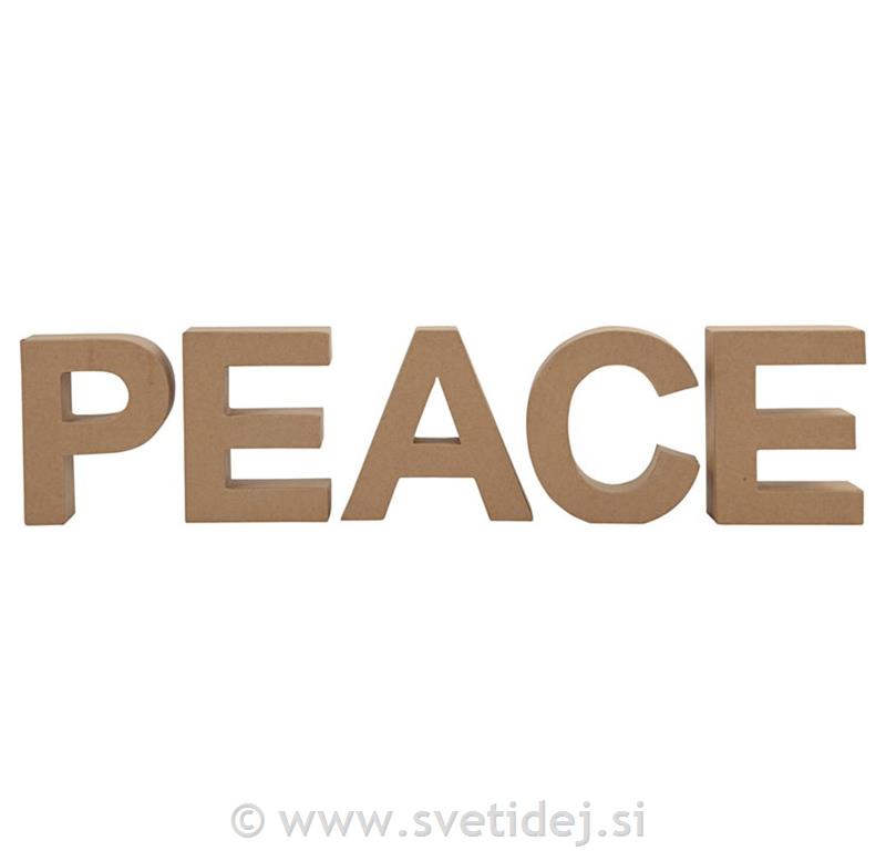 Črke PEACE, 17,5 cm