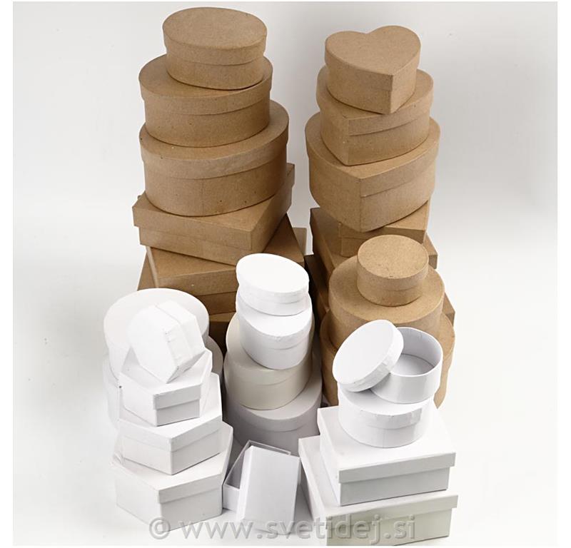 Škatlice 8-20 cm, set 30