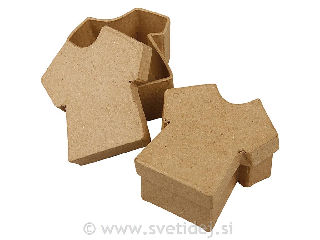 Škatlica majica 8x7,5x3,5 cm, set 4