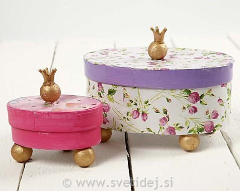 Škatle 10+12+14+16 cm, set 4