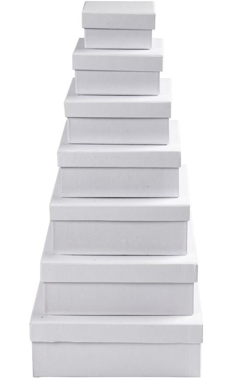 Škatle - razne velikosti, set 7