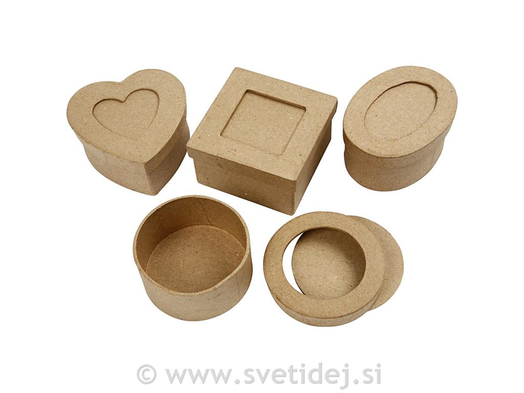 Škatlice 7,5x4 cm, set 4