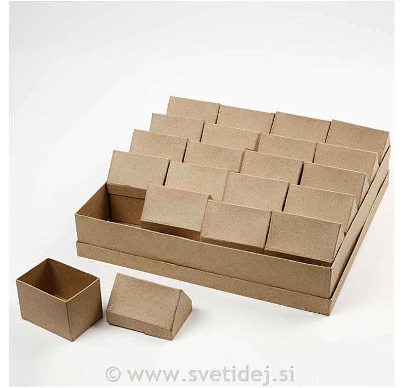 Škatlice 6x8,5 cm, set 20