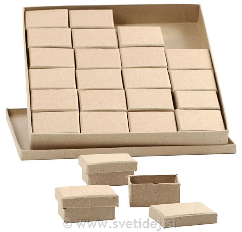 Škatlice 5x7x3,5 cm, set 24