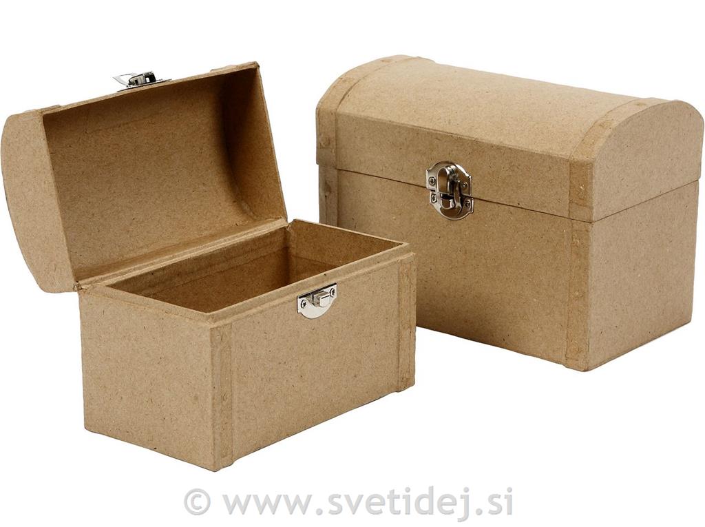 Škatla iz papirne mase, 23x6,5x18