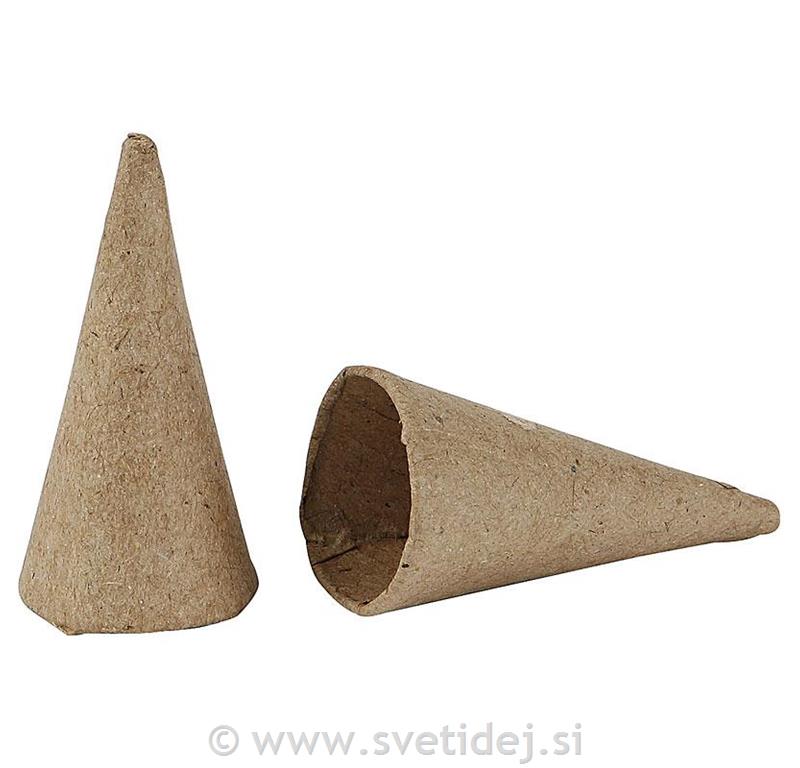 Stožci iz papirne mase 4 cm, set 20