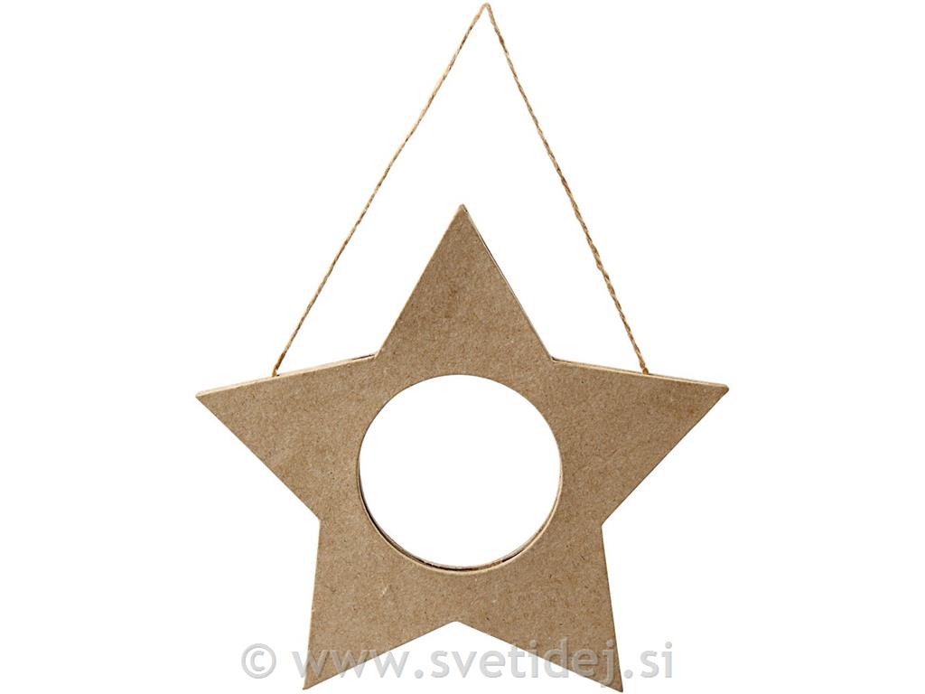Obesek zvezda - okvir 15,5 cm