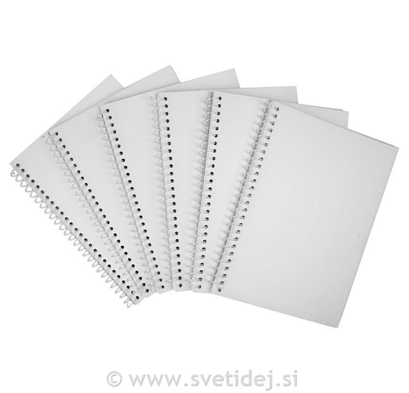 Blok s spiralo, A5 15x21, 50 listov